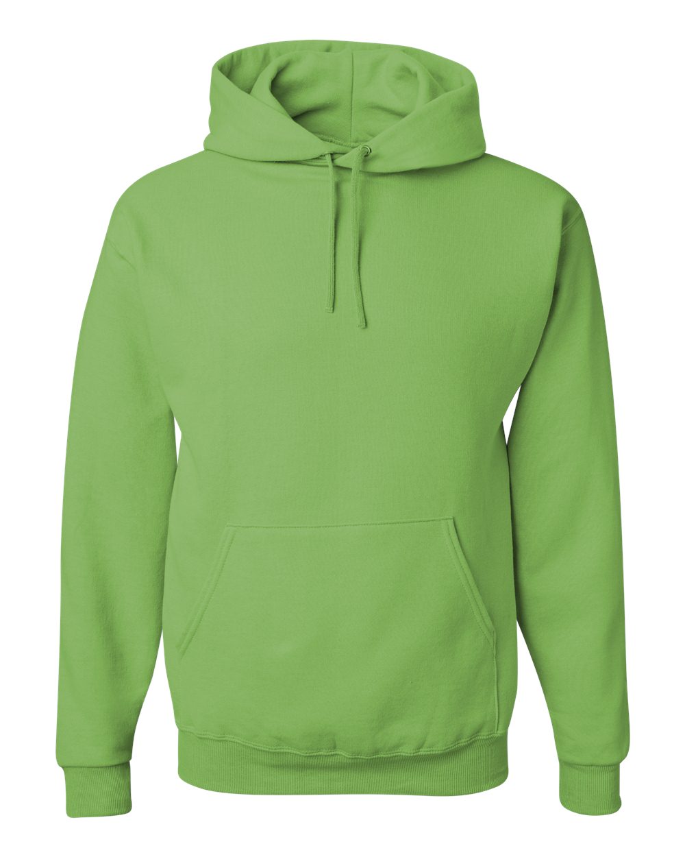 Jerzees Mens Nublend Hooded Sweatshirt, L, Kiwi