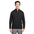 thumbnail image 1 of Harriton M421 Unisex Pilbloc Quarter-Zip Sweater - BLACK - 4XL, 1 of 2