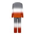 thumbnail image 5 of Timegard Ensembles de Pyjamas pour Femmes 2 Pcs Confortables Couleur Dégradée Manches Longues Col en V Haut et Pantalon Tenues de Pjs, 5 of 5