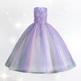 thumbnail image 2 of Robes Formelles pour Ados Sans Manches Robe de Bal pour Tout-Petits Robe en Tulle pour Filles Robe pour Fillette de 7-8 Ans, 2 of 9