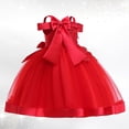 thumbnail image 2 of Robes pour Petite Fille Robe en Tulle Sans Manches à Volants Robe de Printemps pour Filles Robe d'Anniversaire pour Bébé Fille Vêtements d'Été pour Filles 6-7 Ans, 2 of 6
