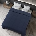 thumbnail image 4 of PiccoCasa Soft Lightweight Down Alternative Comforter, Navy Blue, Twin, 4 of 7