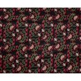 thumbnail image 4 of oneOone Polyester Lycra Fabric Leaves & Floral Block Print Fabric BTY 56 Inch Wide, 4 of 4