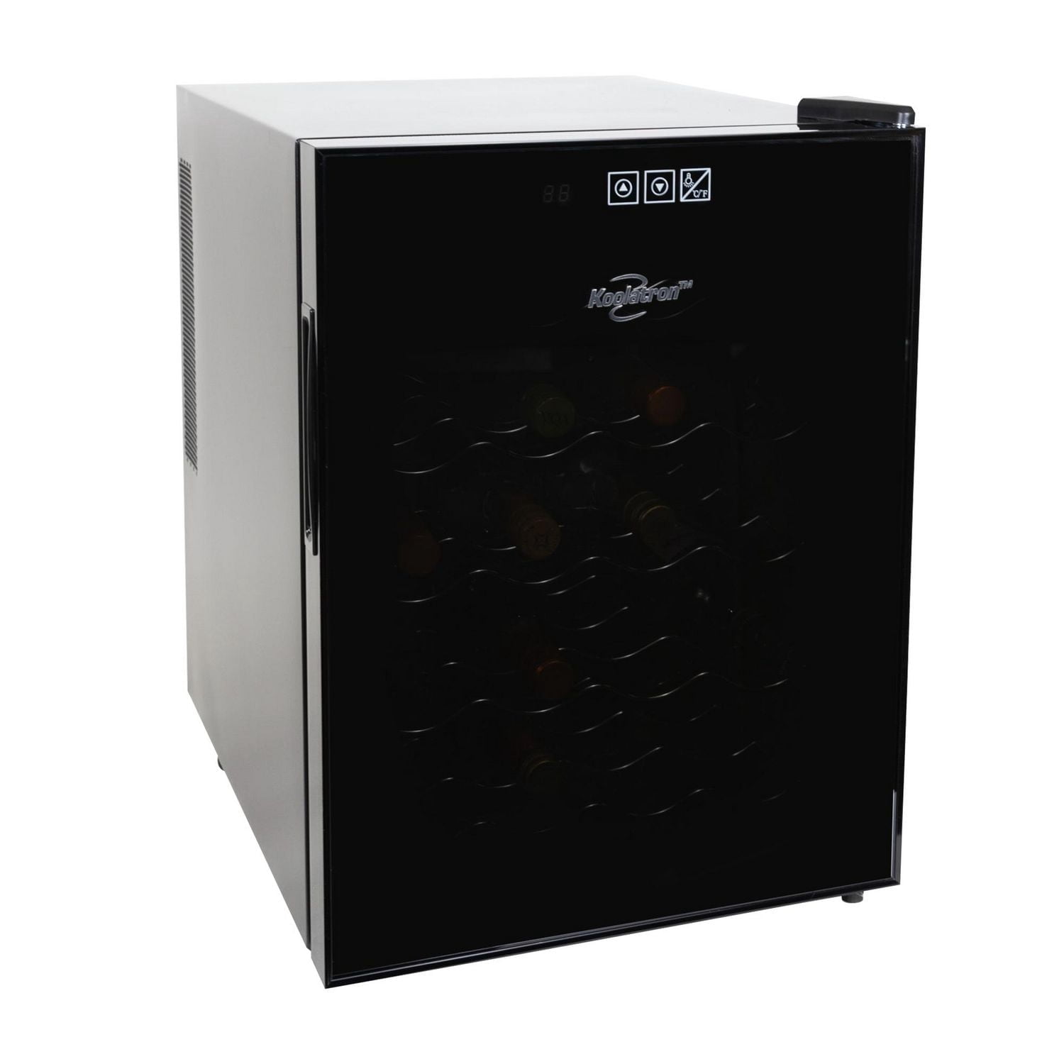 Koolatron 20 Bottle Thermoelectric Wine Cooler, Freestanding Wine Fridge with Digital Controls
