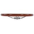 thumbnail image 4 of Retro Steering Wheel, Wood Steering Wheel Assembly 15in Diameter  For Car Modification Brown, 4 of 8