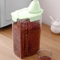 thumbnail image 4 of Rice Storage Container 3 L Plastic Transparent Food Storage Tank with Measurement Marks for Oatmeal Cereal Pasta Flour, 4 of 6