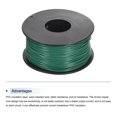 thumbnail image 3 of Uxcell 30AWG Stranded Wire Hookup 50M/164ft Green, Electrical Wire UL1007 Spool, 3 of 6