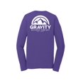 thumbnail image 2 of Gravity Outdoor Co. Performance Long Sleeve Shirt - Purple - White Logo - 2XL, 2 of 2