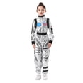 thumbnail image 1 of Kcodviy Barboteuse Rayée pour Tout-Petits Garçons et Filles, Astronaute de l'Espace, Carnaval, Barboteuse pour Bébé, Shorts Longs, Performance Garçons s, 1 of 7