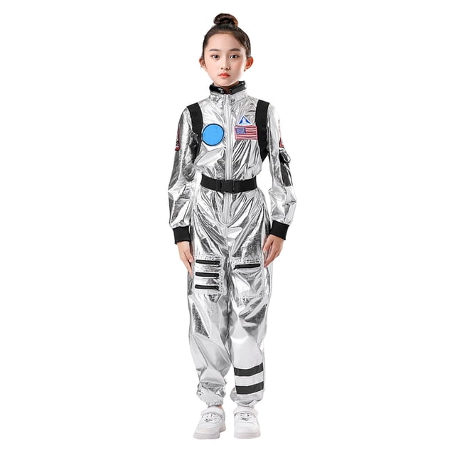 Kcodviy Barboteuse Rayée pour Tout-Petits Garçons et Filles, Astronaute de l'Espace, Carnaval, Barboteuse pour Bébé, Shorts Longs, Performance Garçons s