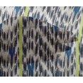 thumbnail image 4 of oneOone Tissu Viscose Chiffon Rayé & Chevron Ikat Imprimé au Mètre 42 Pouces de Large, 4 of 4