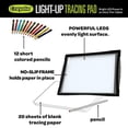 thumbnail image 4 of Crayola Light-Up Tracing Pad with Eye-Soft Technology, Arts & Crafts, 4 of 9