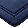 thumbnail image 4 of Mainstays Memory Foam Bath Mat Set Navy, 4 of 5