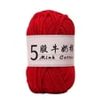 thumbnail image 2 of Naittoop Milk Cotton Yarn, Sunlight Color, 325m, 1 Ball, 2 of 6