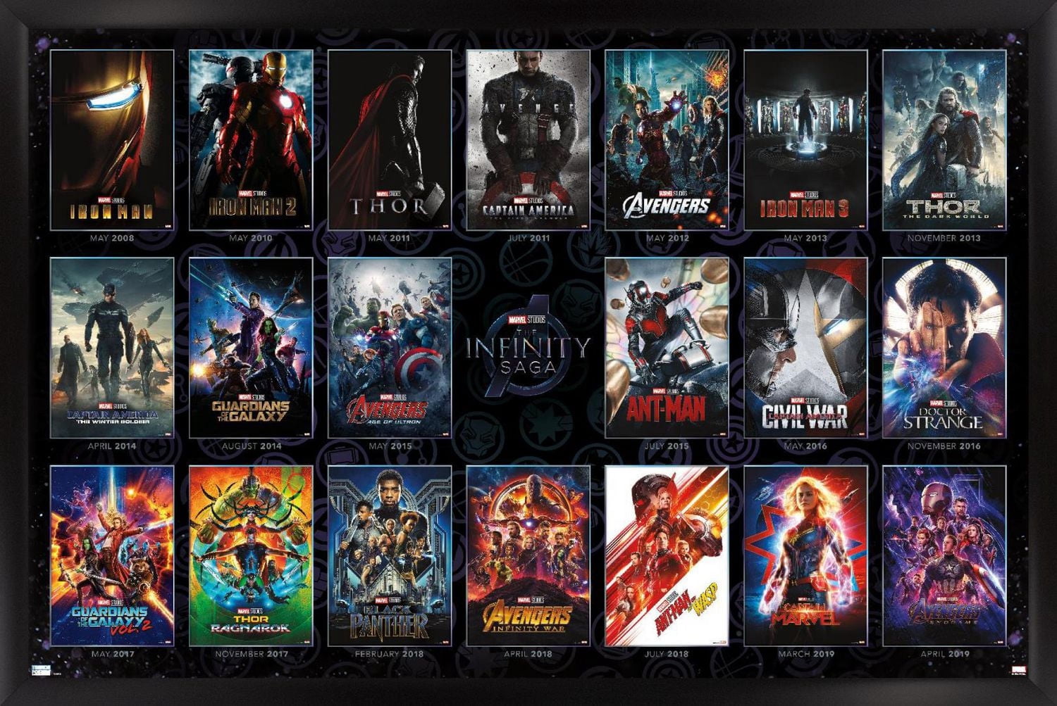 Marvel Avengers : La Saga Infinity - Grille d'une feuille