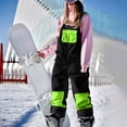 thumbnail image 1 of TIMIFIS Salopette de Neige Ajustable pour Femmes et Hommes, Pantalon Salopette Résistant à l'Usure pour Randonnée et Escalade, Pantalon de Ski Isolé avec Poches, 1 of 4
