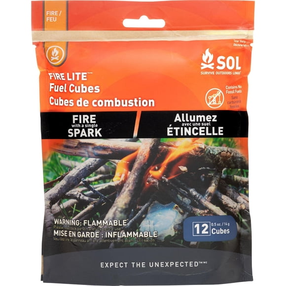 SOL Fire Lite Cubes de combustion