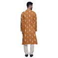 thumbnail image 3 of Atasi Kurta-Pyjama Long en Coton Imprimé pour Hommes, Kurta-Pyjama Décontracté de Designer, Vêtements, 3 of 5