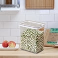 thumbnail image 1 of LSLJS Airtight Cereal Storage Container with Lids, Clear 2.4L Airtight Kitchen Food Storage Container for Grain, Sugar, Flour, Rice, Nut, Snacks, Storage Tank, 1 of 7