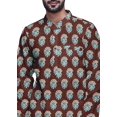 thumbnail image 4 of Atasi Printed Long Asymmetric Kurta Pajama Set For Men Party Wear Clothing, 4 of 4