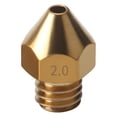 thumbnail image 1 of ZheElen 3D Printer Nozzle Brass Extruder Nozzle Replacement Consumable 3D Printer Accessory, 2mm/3mm, 1 of 6