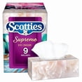 thumbnail image 1 of Scotties Supreme 3 Ply Soft & Strong Facial Tissue, Hypoallergenic and Dermatologist Tested, 9 Boxes, 81 Tissues per Box, 9 Boxes, 81 Tissues per Box, 1 of 5