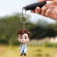 thumbnail image 3 of Nurse Keychain Pendant Symbol of Thanks Appreciation Nurse-themed Key Accessory for Medical Assistants Graduates, 3 of 8
