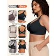 thumbnail image 4 of PoseFree Jelly Bra for Women Seamless Wireless Bra Soft Comfort Full Coverage Supportive Bras, Black M, 4 of 7