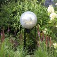 thumbnail image 4 of Achla Designs 12 Inch Gazing Glass Globe Sphere Garden Ornament, Silver, 4 of 4