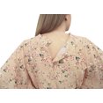 thumbnail image 2 of Bimba Robe Maxi Beige à Manches Kimono pour Mamans Imprimé Floral Kaftan de Maternité-14, 2 of 7