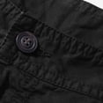 thumbnail image 3 of yievot Short Cargo Décontracté en Sergé pour Homme Coton Classique Cargo Extensible Short Léger à Multiples Poches Short de Travail, 3 of 3