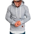 thumbnail image 2 of Mens Casual Splicing Hoodie Matching Hoodies for Couples Zipper Hoodie Large Size Sweatshirt for Hoodie String Replacement Heavy Blend Hoodie Everyday Comfort and Style Zipper Hoodie, 2 of 5