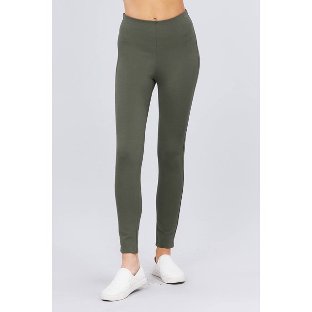 Waist Elastic Band Ponte Pants