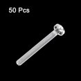 thumbnail image 3 of Unique Bargains M4x40mm Plastic Phillips Bolts PC Pan Head Machine Screws Transparent 50 Pack, 3 of 5