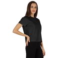 thumbnail image 2 of Inkmeso T-Shirt à Manches Courtes pour Femmes, Épaules Tombantes, Col Rond, T-Shirts d'Été Décontractés, 2 of 7