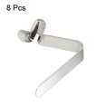 thumbnail image 3 of Uxcell 8x5mm Kayak Paddle Snaps Hollow Button Single Pin Lock Tube Spring Clips for Tent Pole, 8 Pack, 3 of 6
