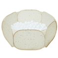thumbnail image 2 of 3 Sprouts Recycled Fabric Kids Ball Pit/Terrazzo/Beige, 2 of 11