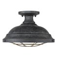 thumbnail image 2 of Golden Lighting 7312-SF BP Bartlett Semi-Flush Ceiling Light, Damp, 2 of 4