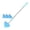 Triangle 3 head, variant on S SERENABLE Tank Cleaning Brush 55-95cm Telescopic Handle Multipurpose Convenient to Use Sturdy Cleaner Lightweight for Aquatic Tank Triangle 3 head