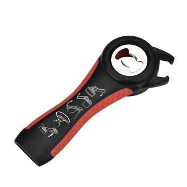 EGNMCR Bottle Opener Home Kitchen Multifunction 5 in 1 Bottles Jars Cans Manual Opener Tool Gadget Can opener