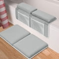 thumbnail image 1 of FTCBJJA Baby Bath Kneeler and Elbow Rest Pad Set, Built-In 4 Toys Organizer Pockets, 1.5" Thick Painless Non-Slip Bath Kneeling Mat for bathing baby or pet (Light Gray), 1 of 7