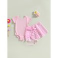 thumbnail image 3 of WIFORNT Justaucorps de Ballet pour Tout-Petites Filles, Tenue de Danse à Manches Courtes et Col Rond avec Jupe Amovible, 3 of 7