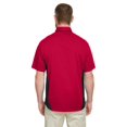 thumbnail image 2 of Harriton Chemise à Manches Courtes Colorblock pour Hommes M586, 2 of 3