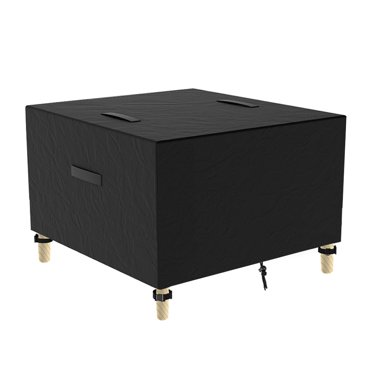 EIMELI Housse de Mobilier de Patio Rectangulaire Housse de Table de Jardin Imperméable Housse de Ensemble de Chaises de Table Extérieure en Tissu Oxford Protecteur de Mobilier de Pelouse avec Boucles Coupe-Vent pour Jardin Cour Patio