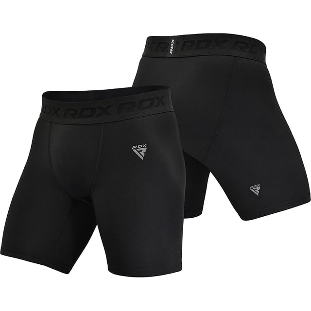 RDX MMA Compression Shorts, Lightweight Trunks for Kick boxing Training Cage Fighting Muay Thai BJJ Grappling and Combat Sports, Base Layer Short for Fitness Running Exercise Bodybuilding Workout