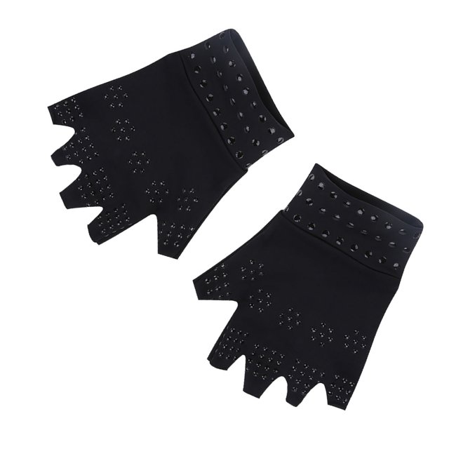 Gants de Compression pour l'Arthrite, Nylon Respirant Chaleur et Compression, Design Sans Doigts, Brassard pour Poignet Flexible, Réduire Gonflement et Inflammation, Se Détendre