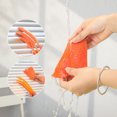 thumbnail image 3 of Maytalsory Window Blinds Dual Purpose Brush For Easy Cleaning Cleaning Brush Microfiber Duster PP Made Easy To Clean Orange + Cloth 1Set, 3 of 6
