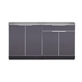 thumbnail image 1 of NewAge Products Outdoor Kitchen Aluminum 3 Piece Cabinet Set with Countertops, 1 of 11