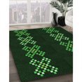 thumbnail image 3 of Ahgly Tapis Rond Lavable en Machine Intérieur Transitionnel Noir Nuit, 3 Pieds Rond, 3 of 7