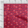 thumbnail image 1 of oneOone Tissu Georgette Viscose Tissu à Imprimé Bloc Triangle BTY 42 Pouces de Large, 1 of 4